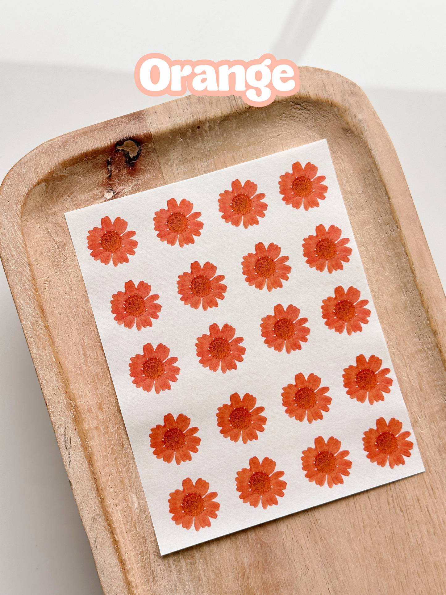 Pressed Flower Singles (Small) Transfer Sheets