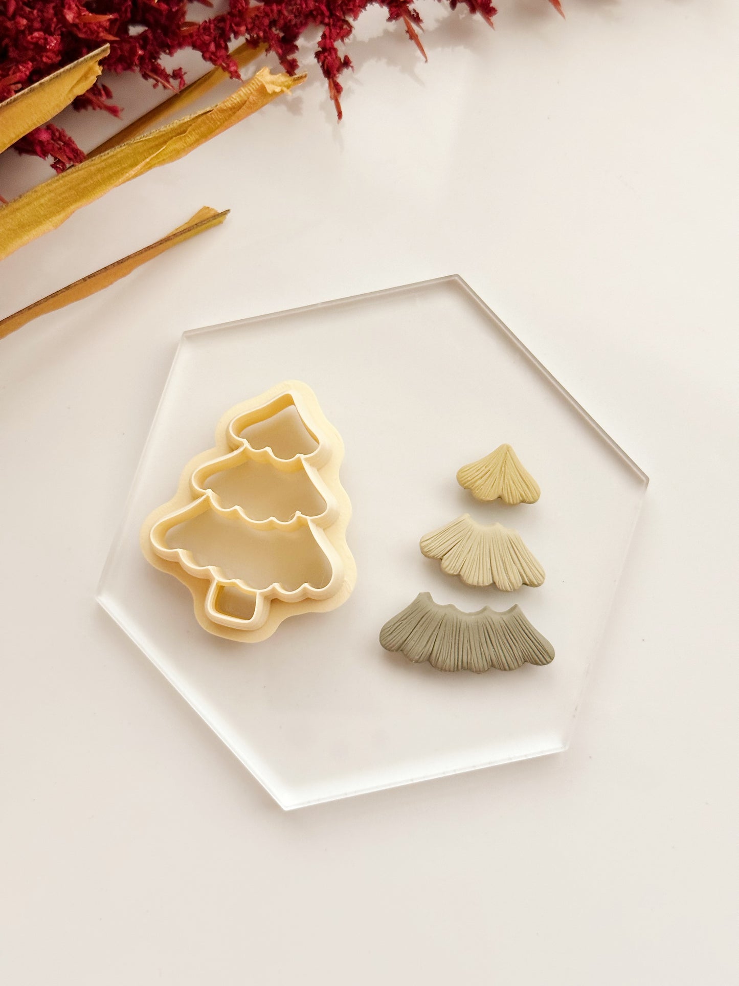 Tiered Winter Tree Clay Cutter
