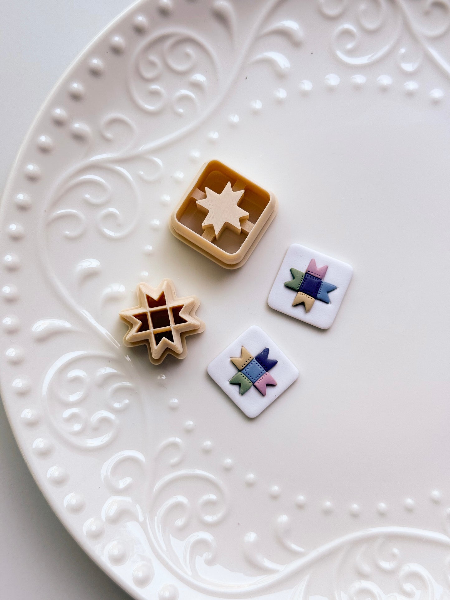 Quilt Bezel 1 Clay Cutter