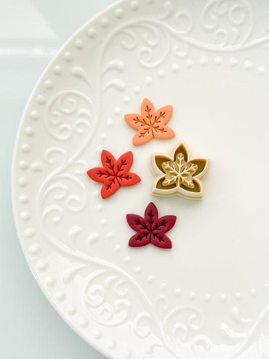 Embossed Maple Leaf Clay Cutter