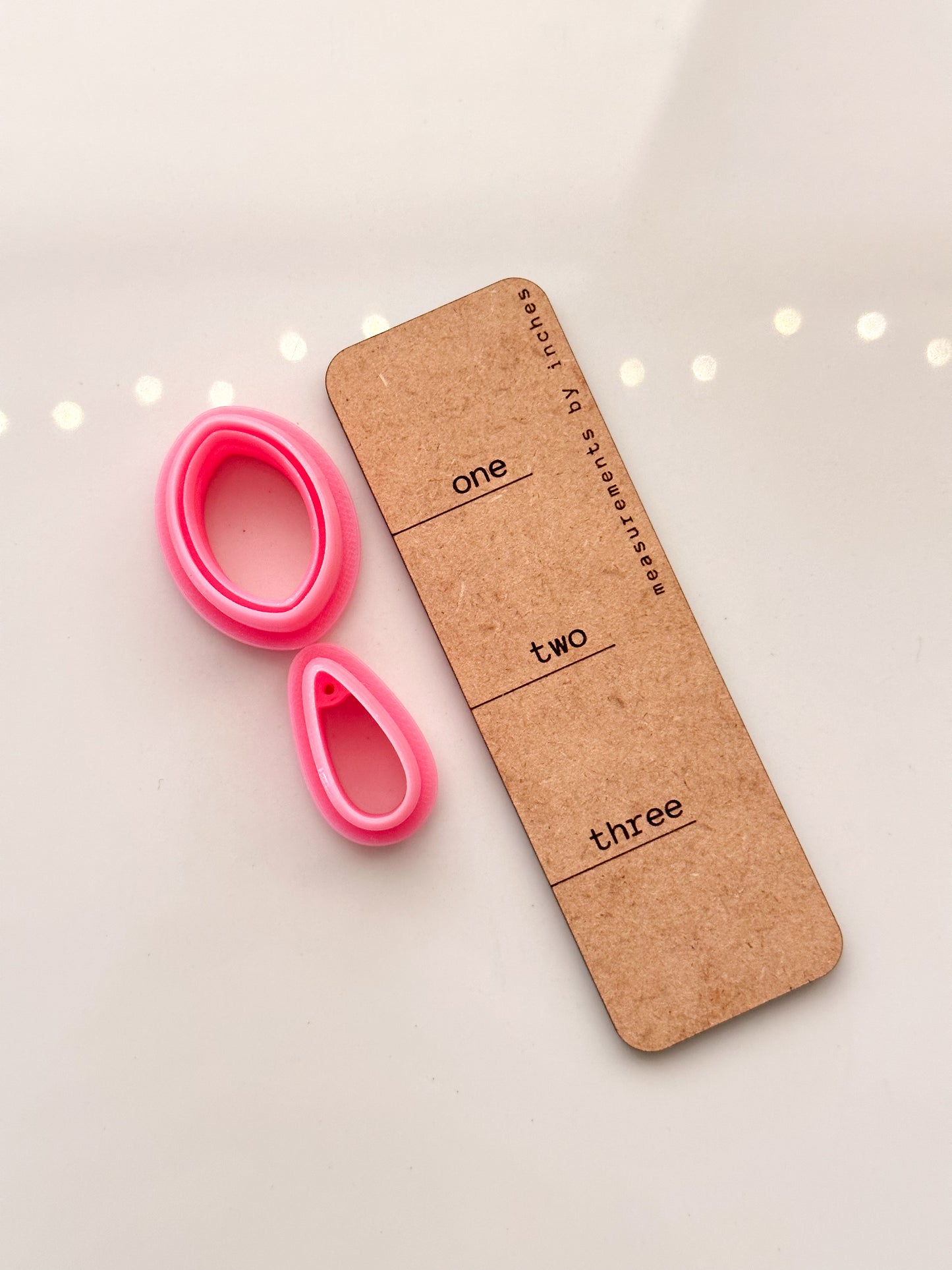 Ensemble de coupe-argile ovales/fines avec bordure