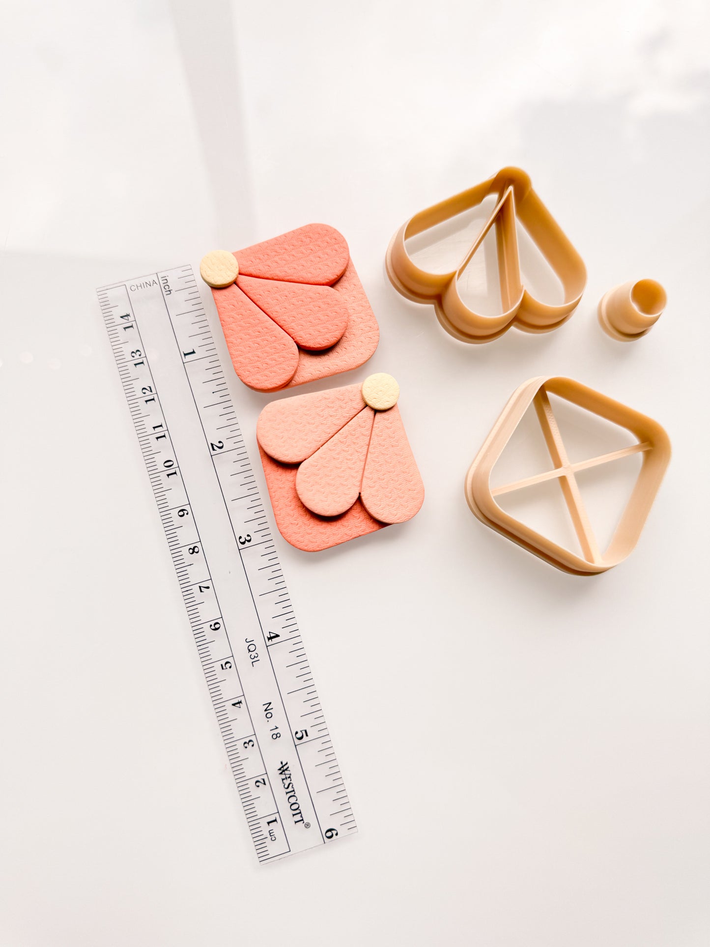 Flower Corner Bookmark Clay Cutter