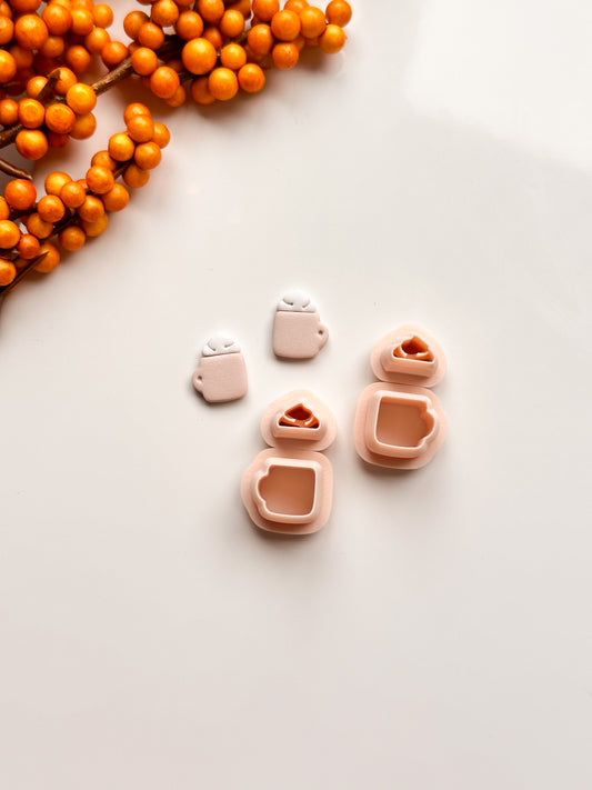Little Coffees + Whipped Cream Clay Cutter Set