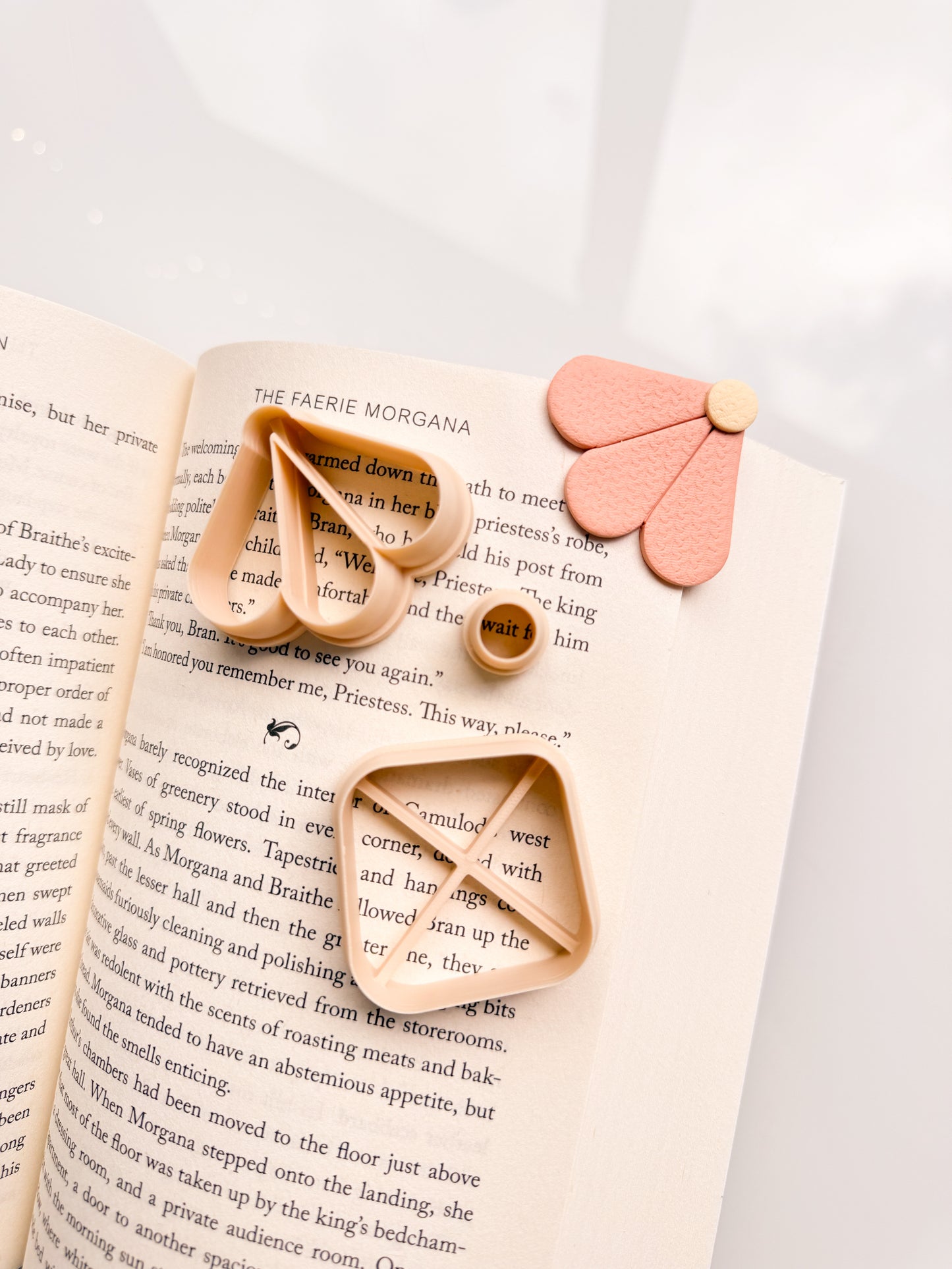Flower Corner Bookmark Clay Cutter