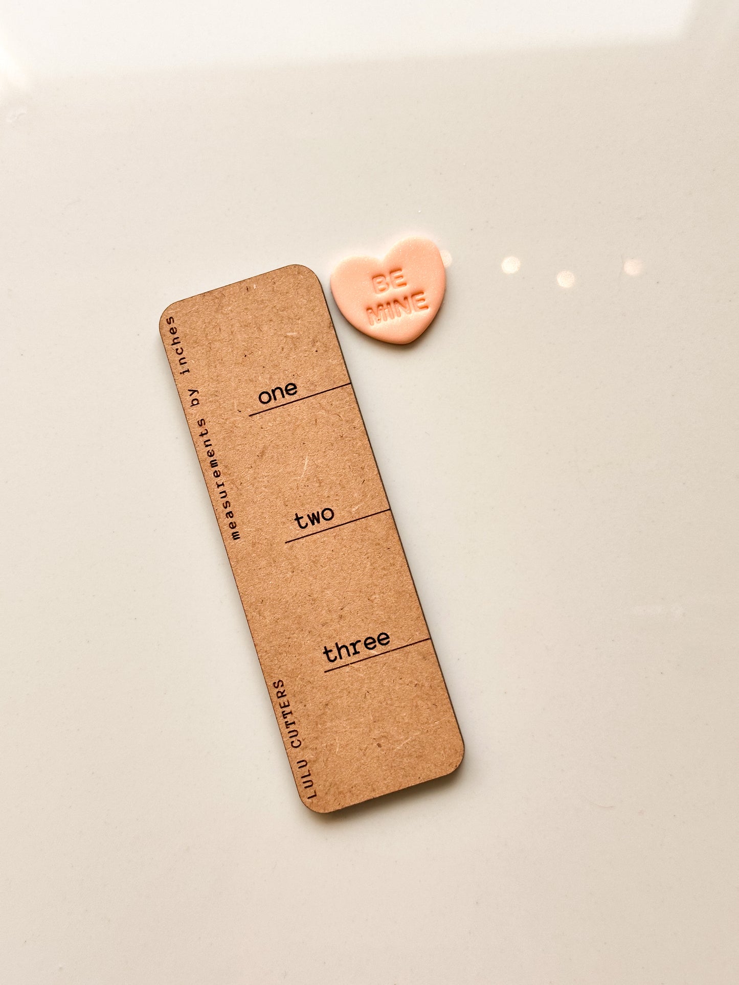 Conversation Hearts Clay Cutter + Stamp Combos
