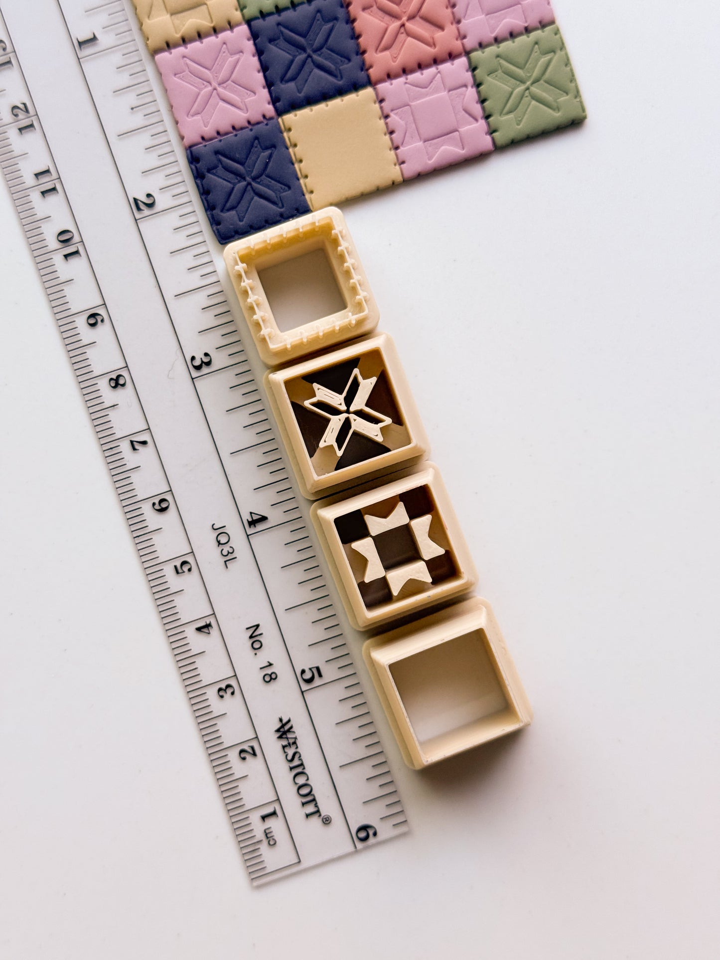 Quilt Builder Medium Clay Cutter Set