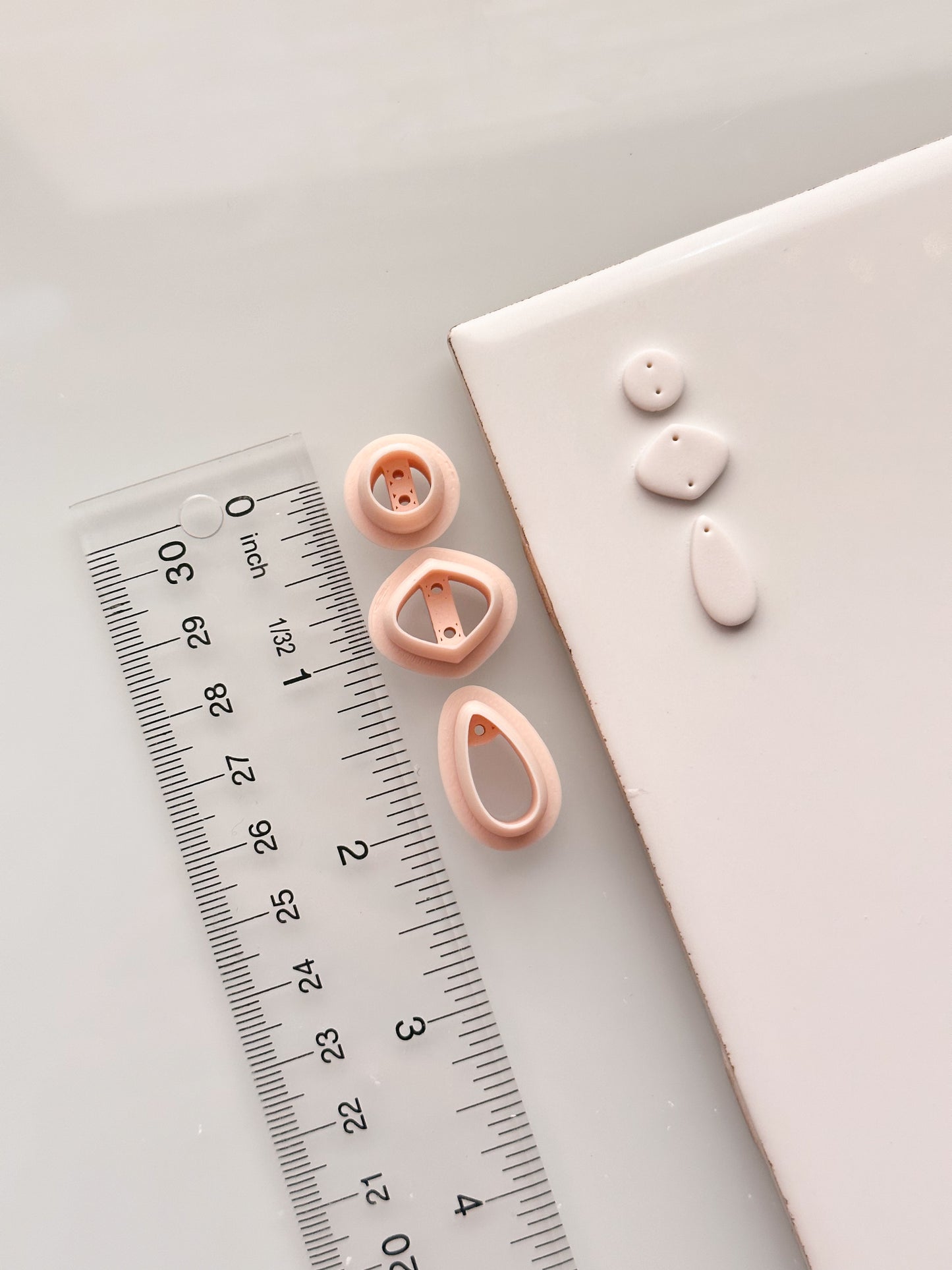 Petite Dangle Clay Cutter Set - Drill Guides