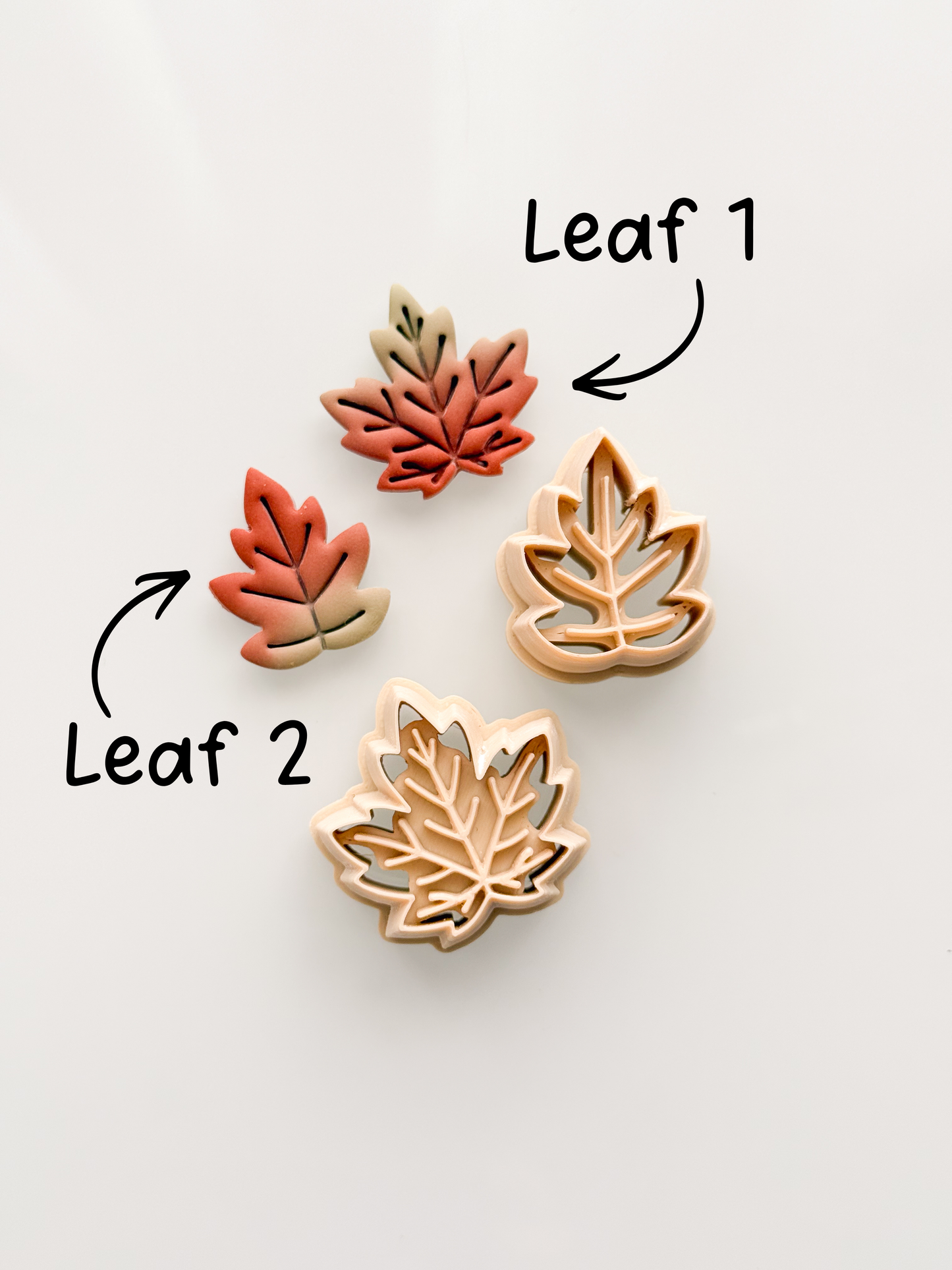 Fall Leaves Clay Cutters