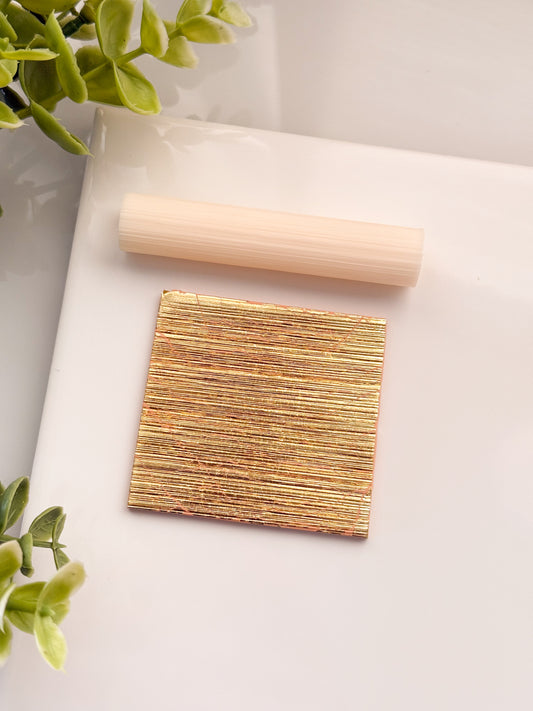 Brushed Metal Resin Roller