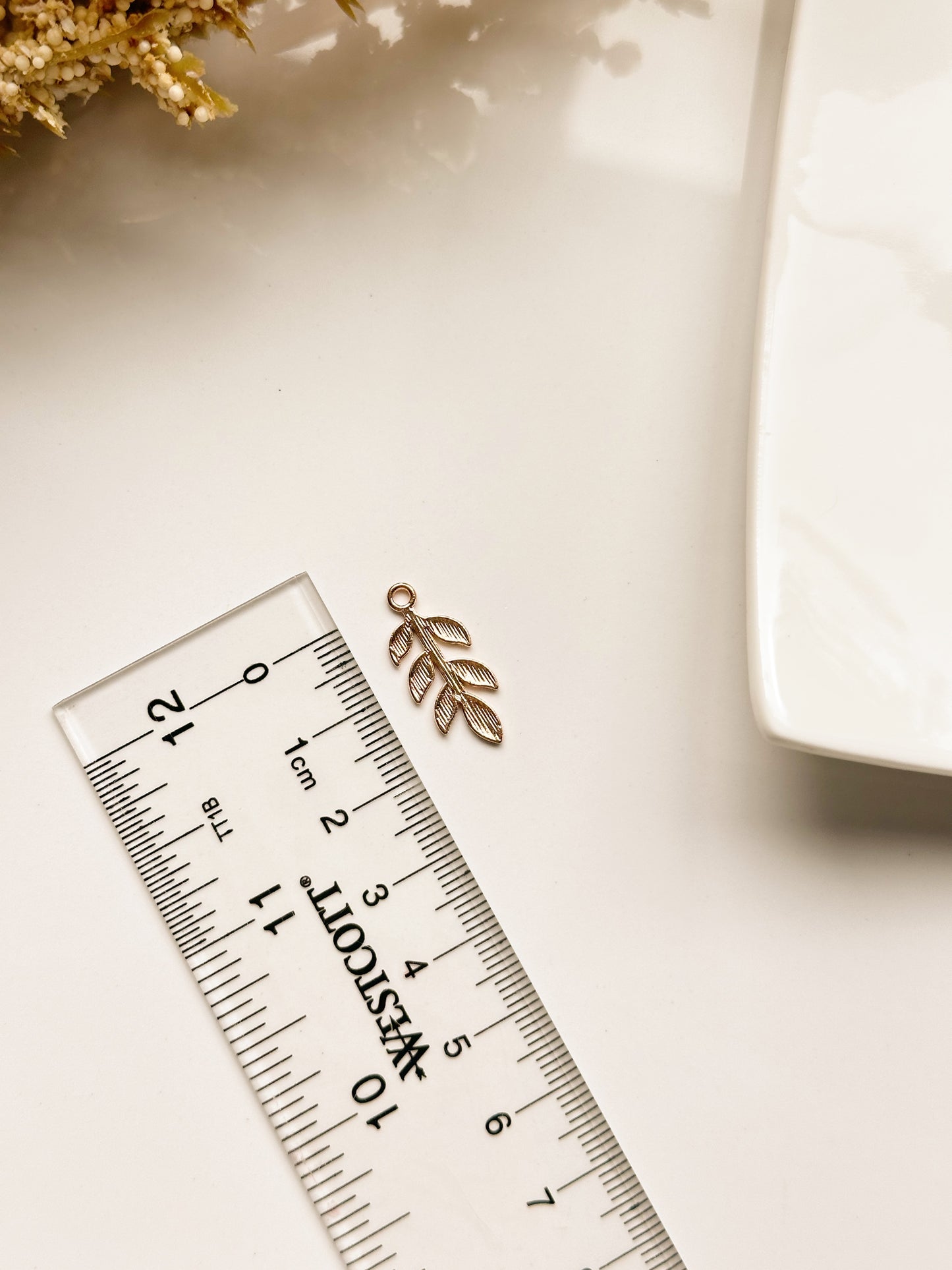 Breloque Feuille (10 PCS)