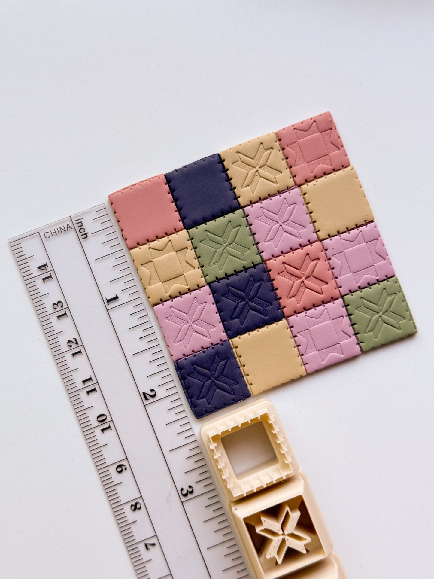 Quilt Builder Medium Clay Cutter Set
