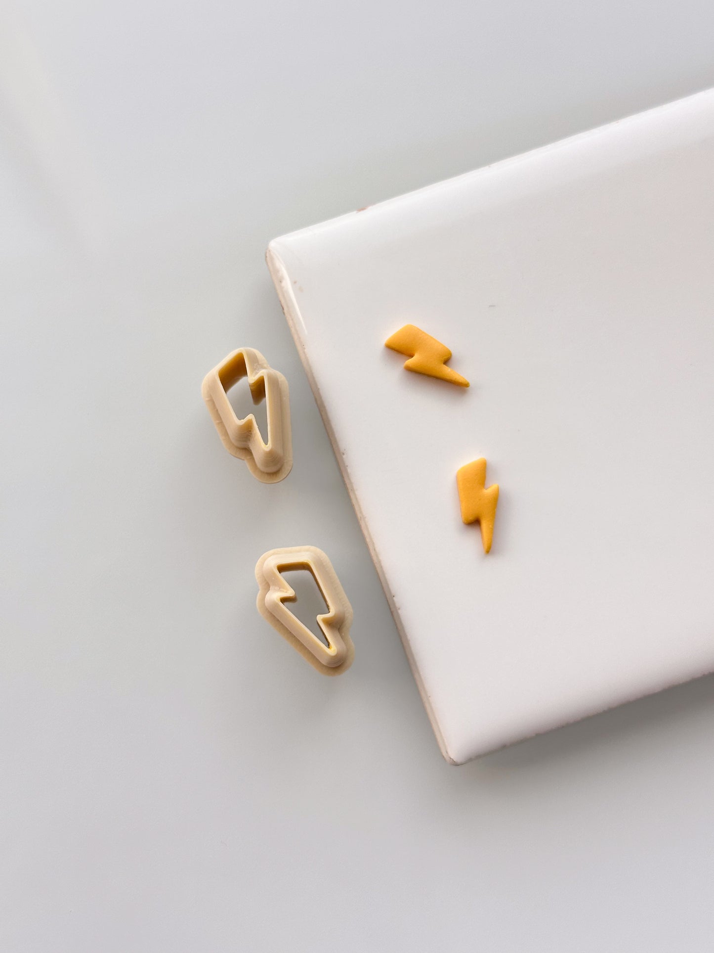 Lightning Bolt Studs Clay Cutters
