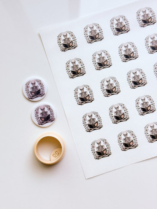 Reading Skeleton Transfer + Clay Cutter Combo