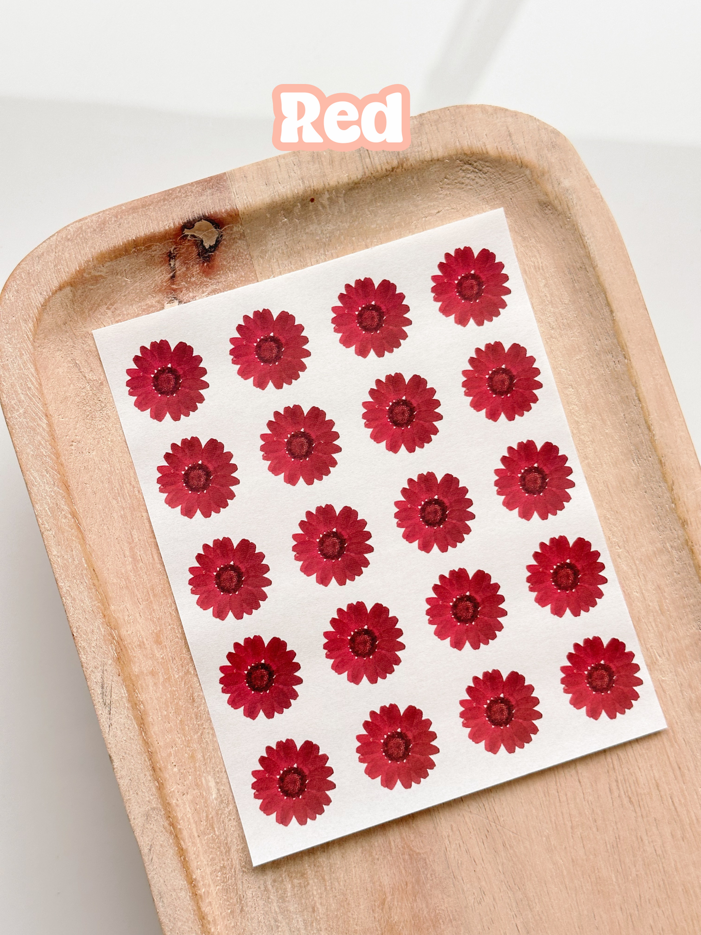 Pressed Flower Singles (Small) Transfer Sheets