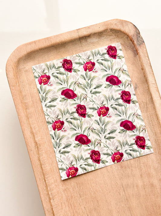 Florals 27 Transfer Sheet
