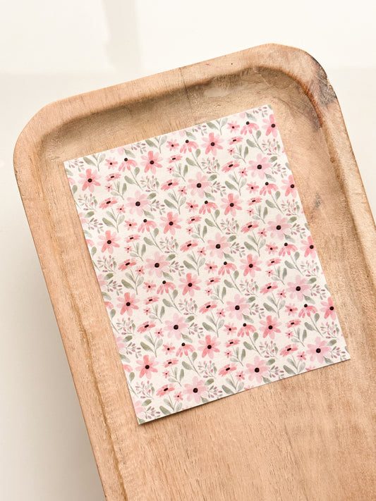 Feuille de transfert Florals 24