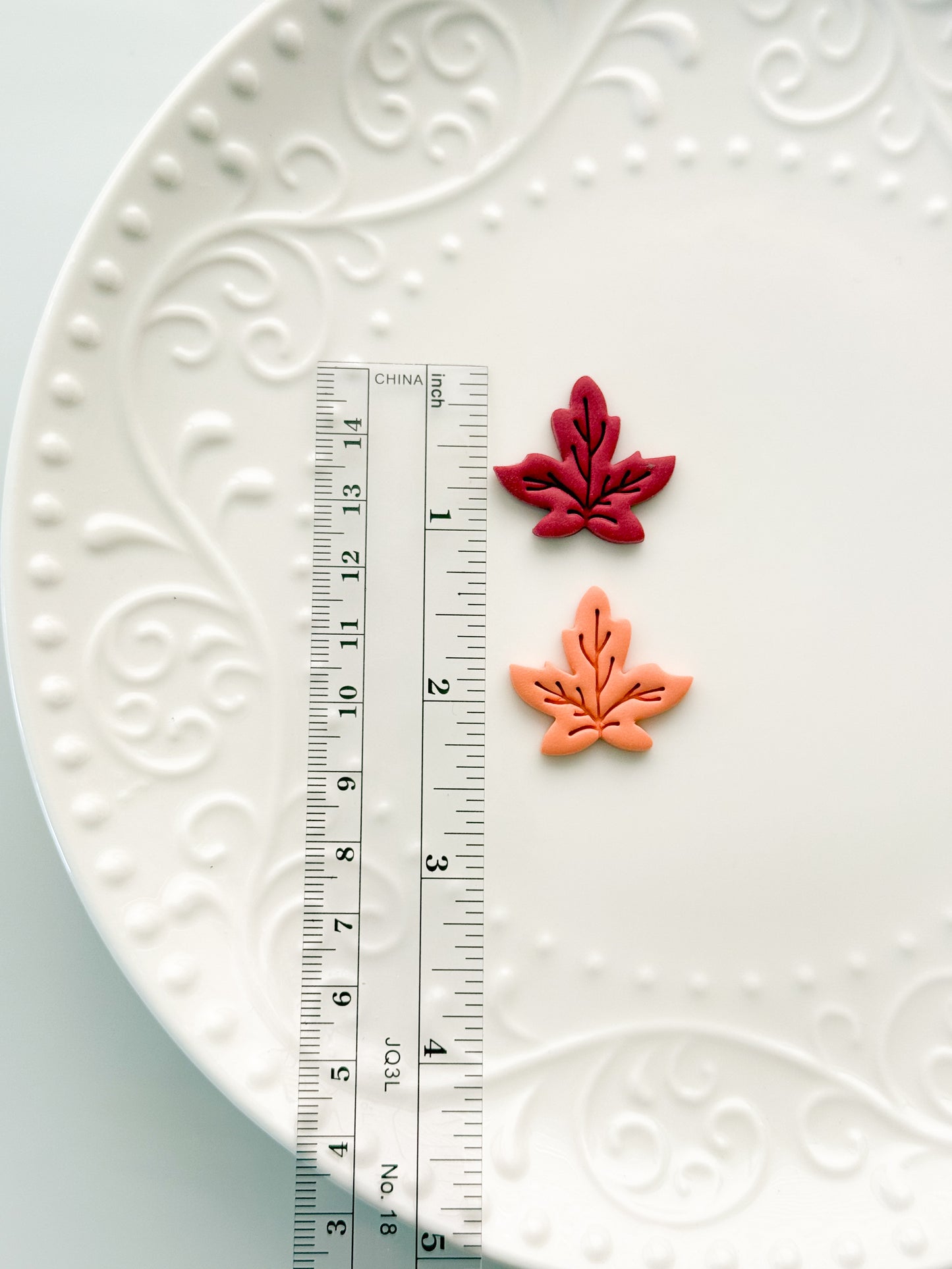 Mirrored Leaves Clay Cutter