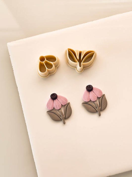 Daisy + Stem Clay Cutter