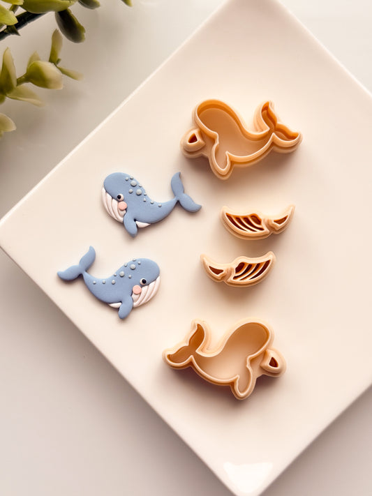Whale Builder Mirrored Clay Cutter Set