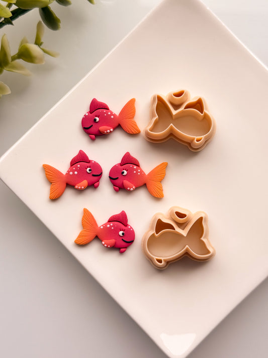 Fishies Mirrored Clay Cutter Set