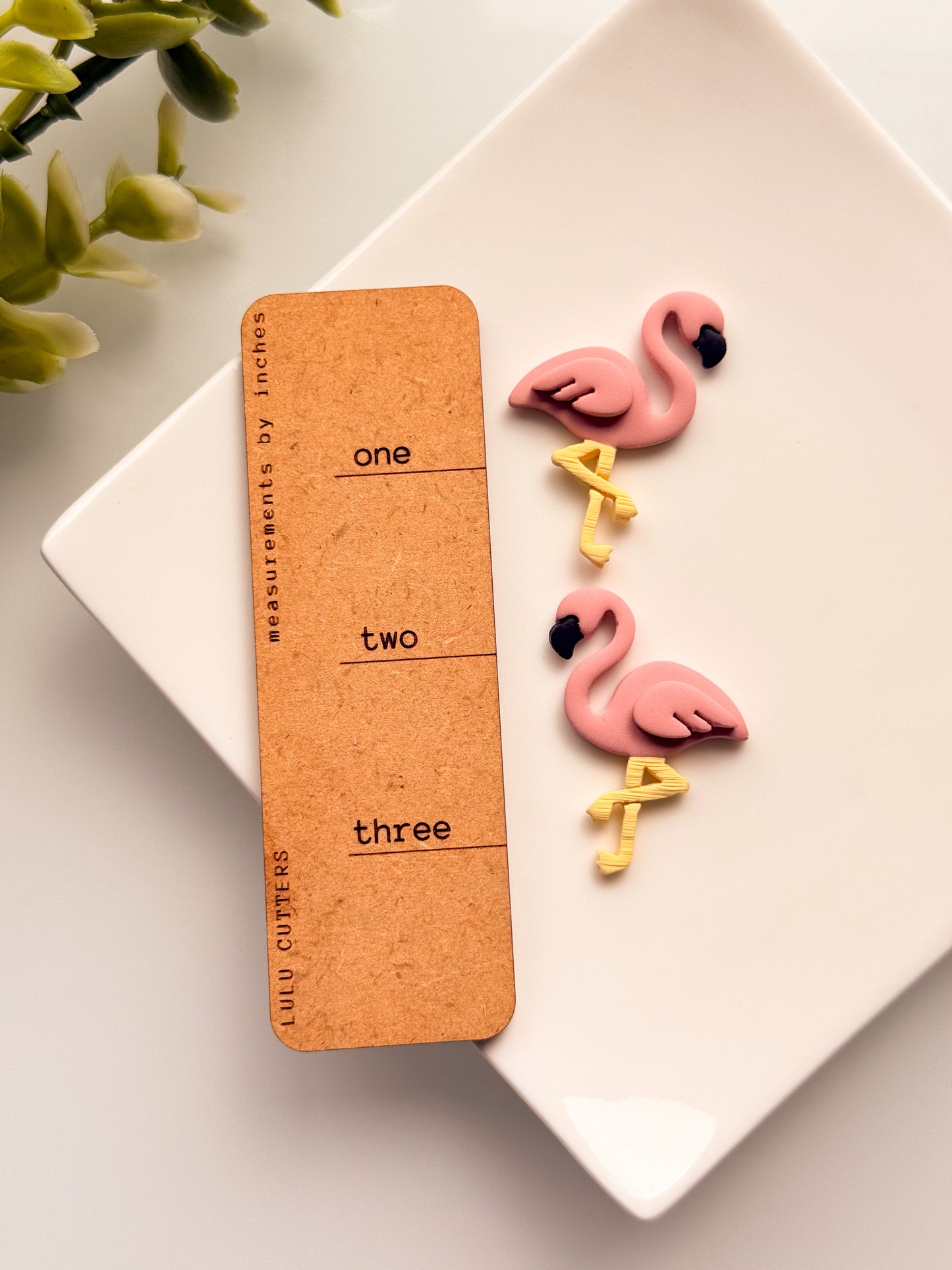 Flamingos Mirrored Clay Cutter Set