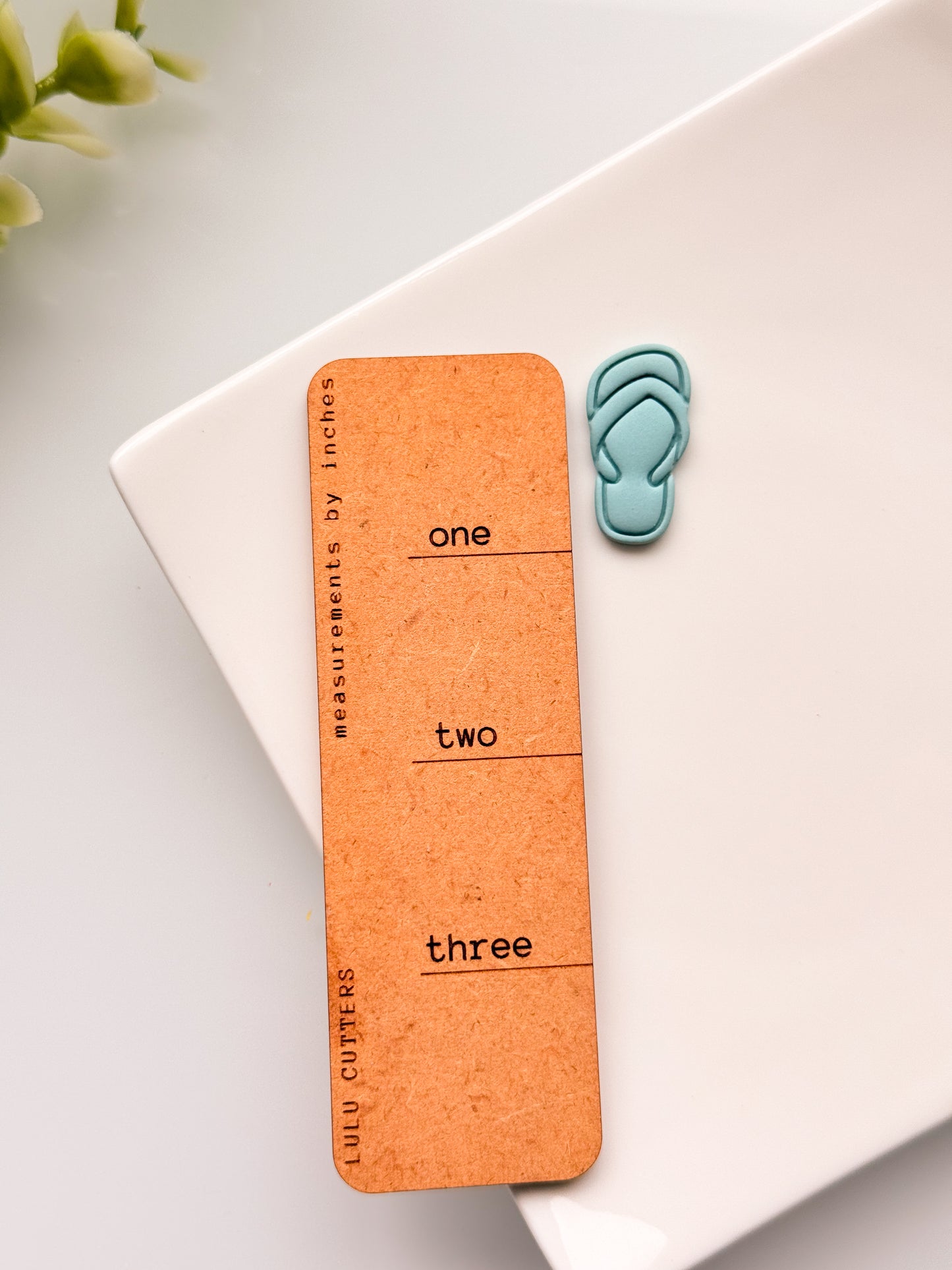 Flip Flops Mirrored Clay Cutter Set