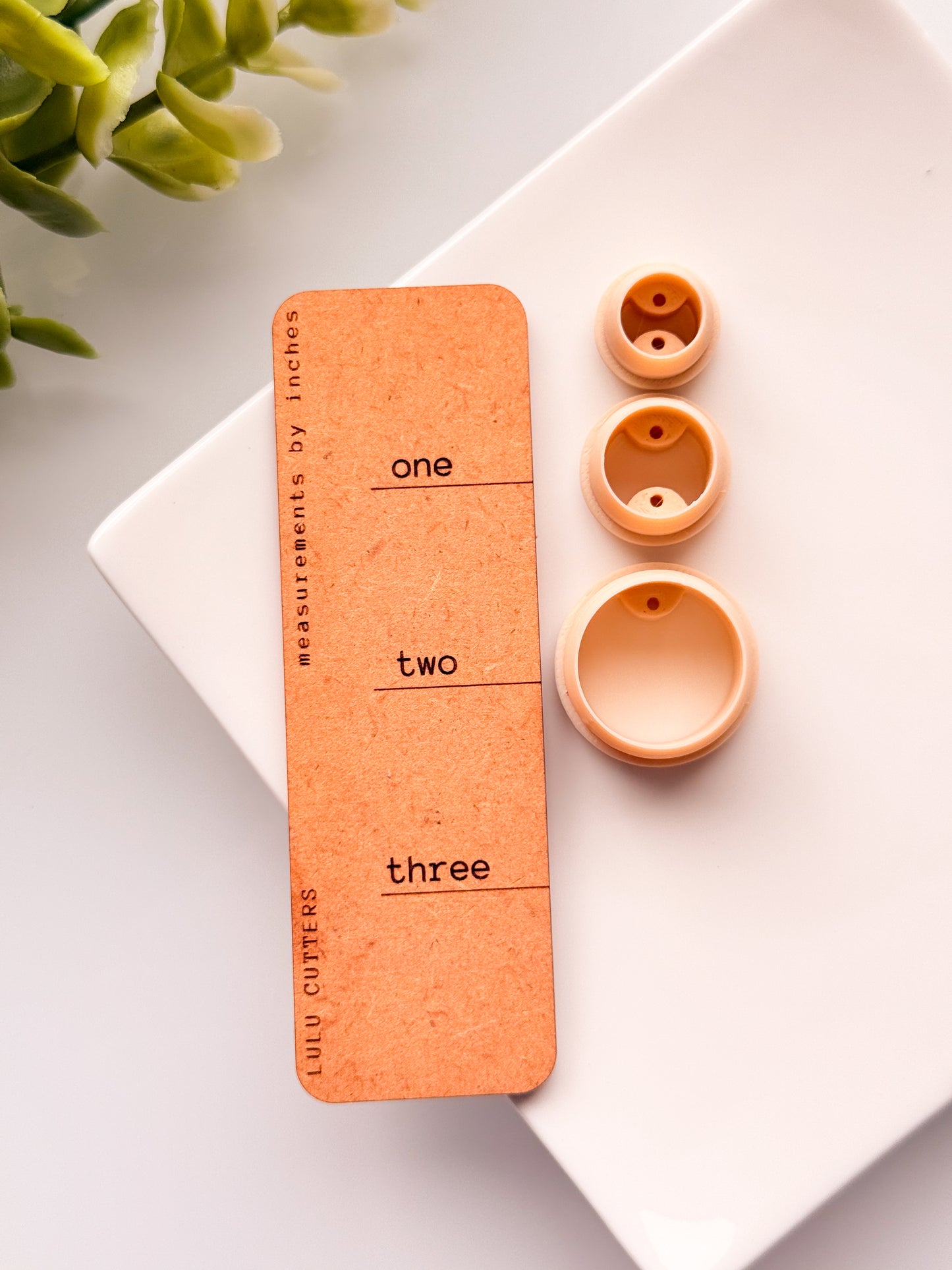 Tiered Circles Clay Cutter Set - Drill Guides