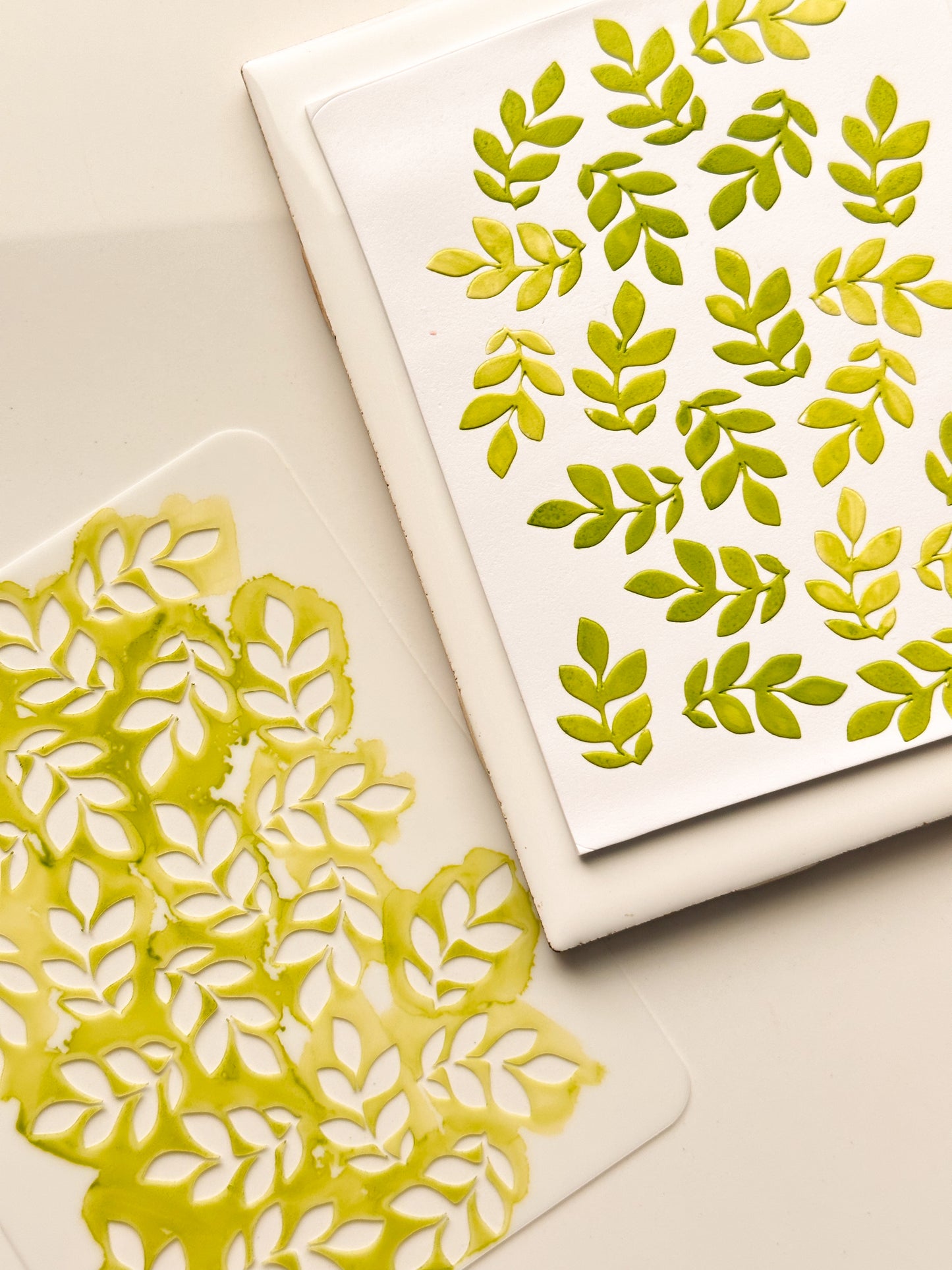 Leaves Stencil