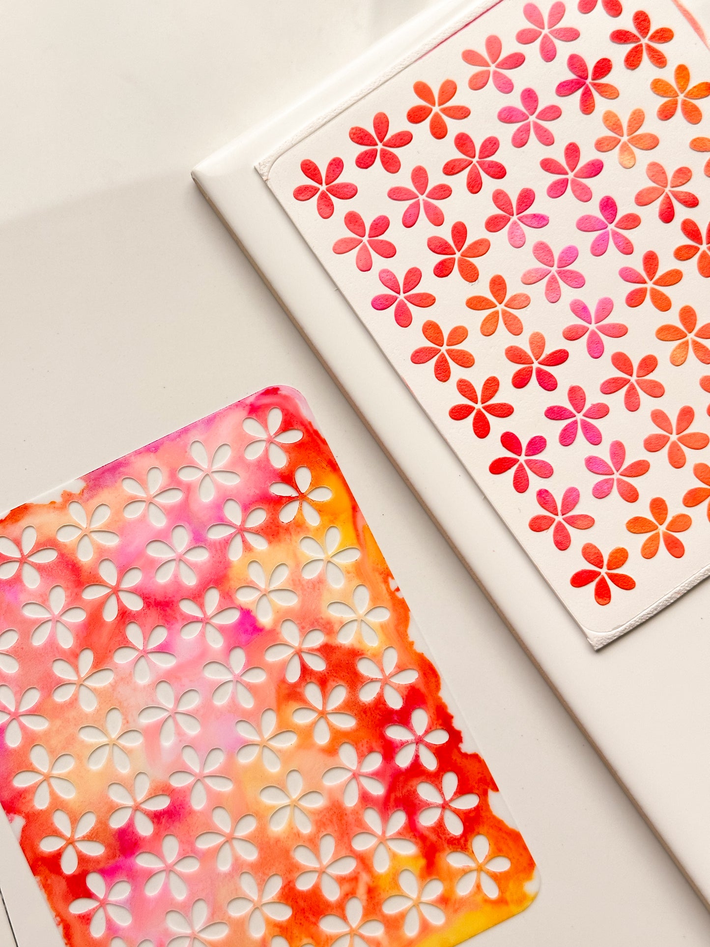 Flower Petals Stencil