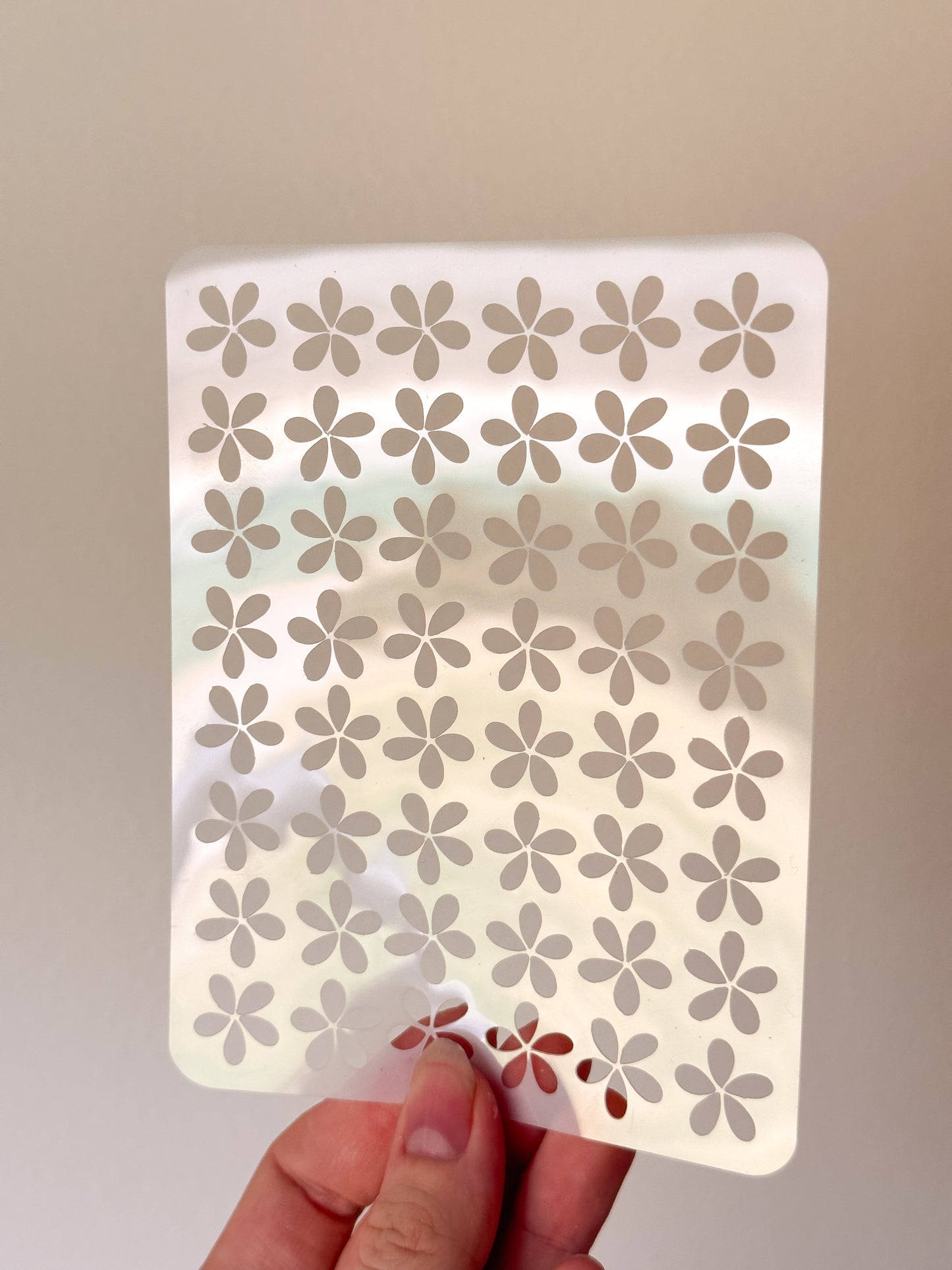 Flower Petals Stencil