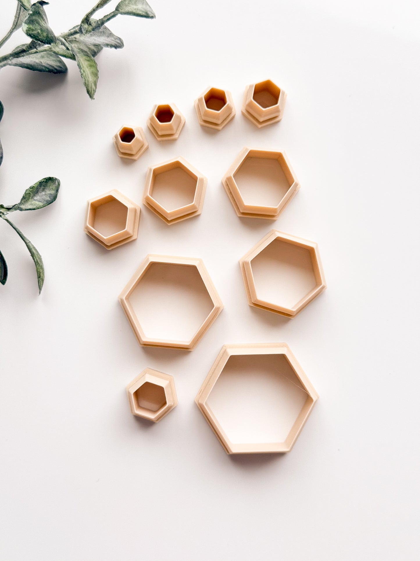 BASICS Hexagon Set Clay Cutters