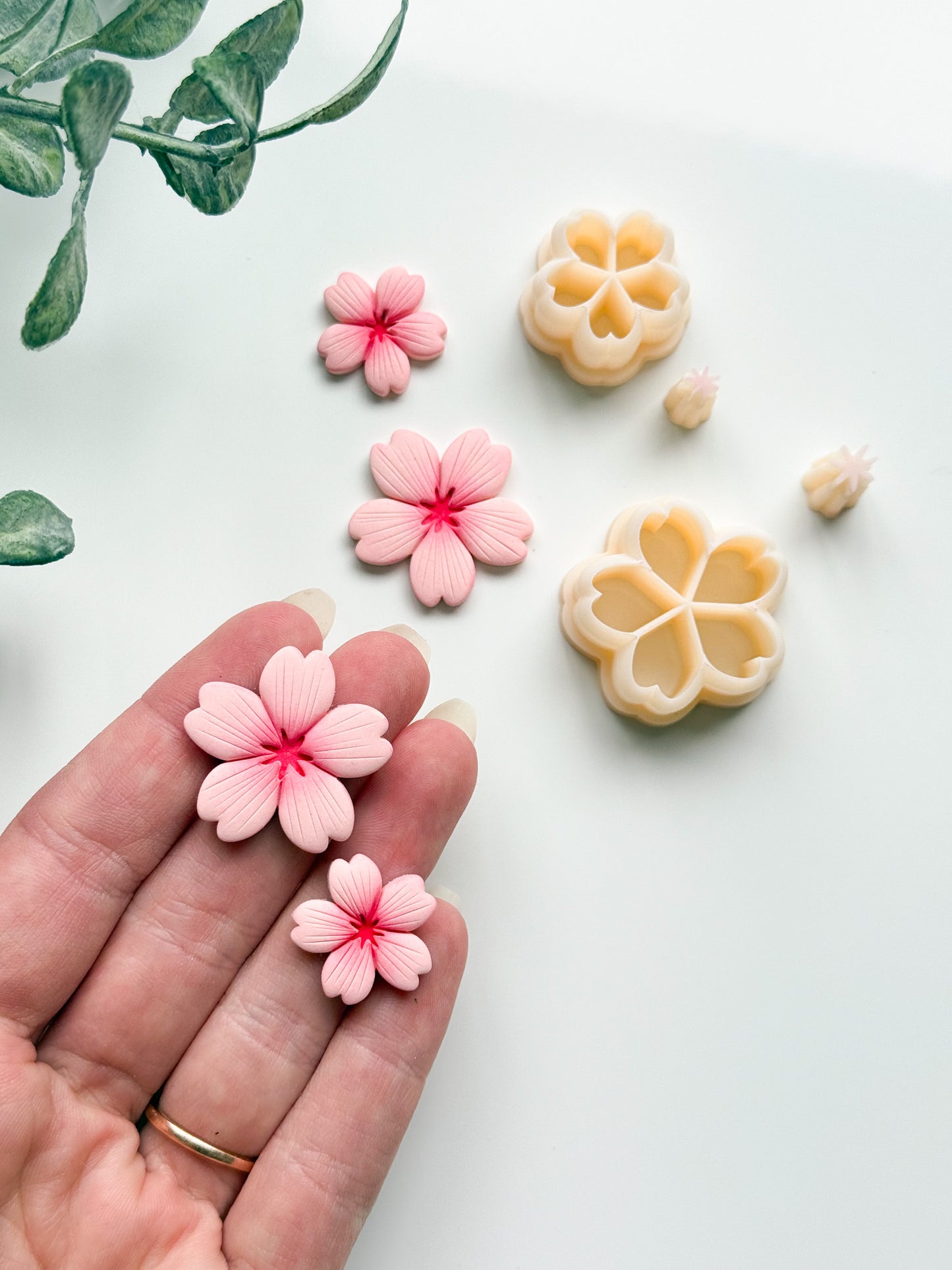Cherry Blossoms (R) Clay Cutters (Stamp Included)