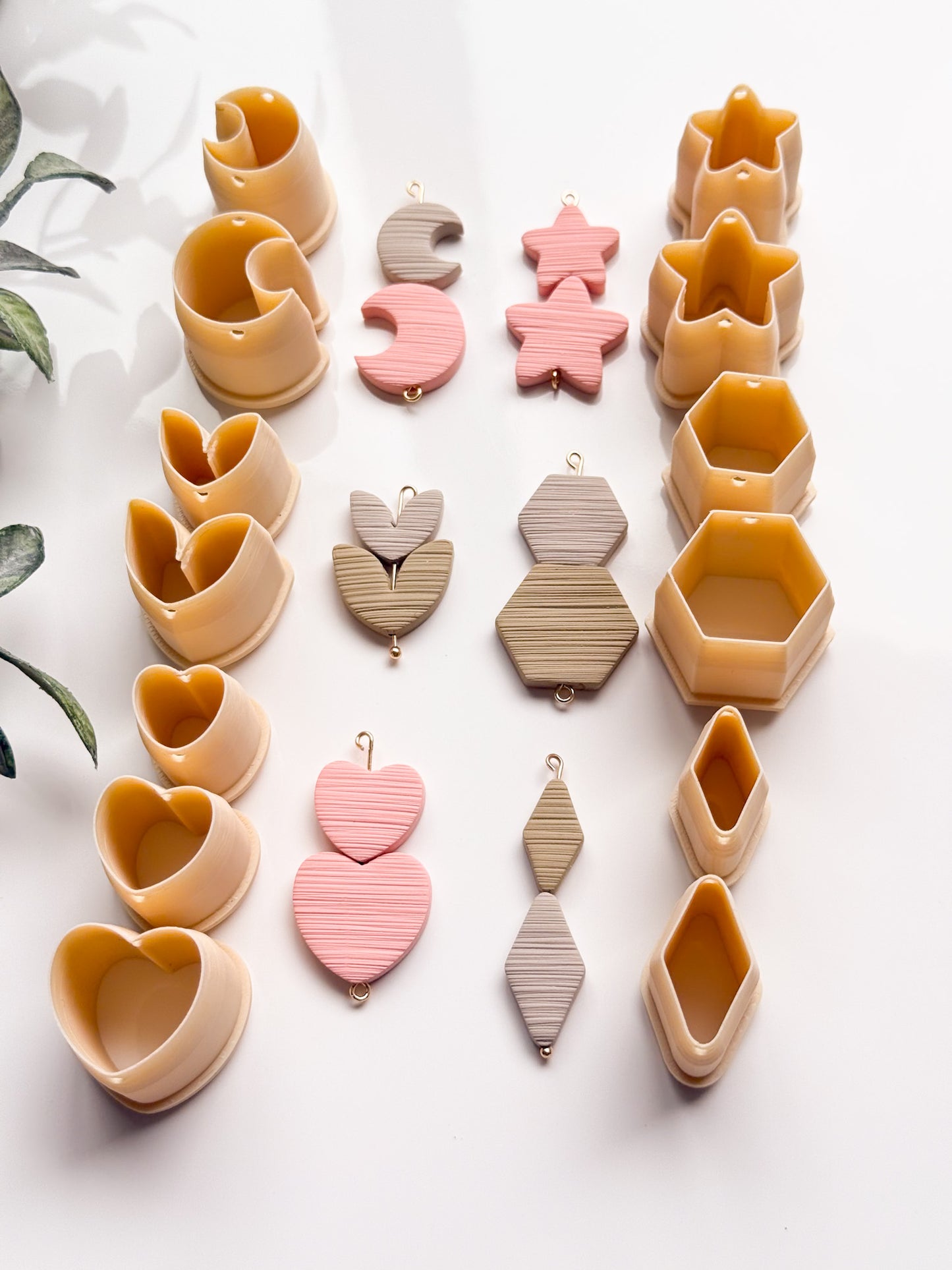 BEAD SHAPES WITH GUIDES Clay Cutter Sets Extra Tall