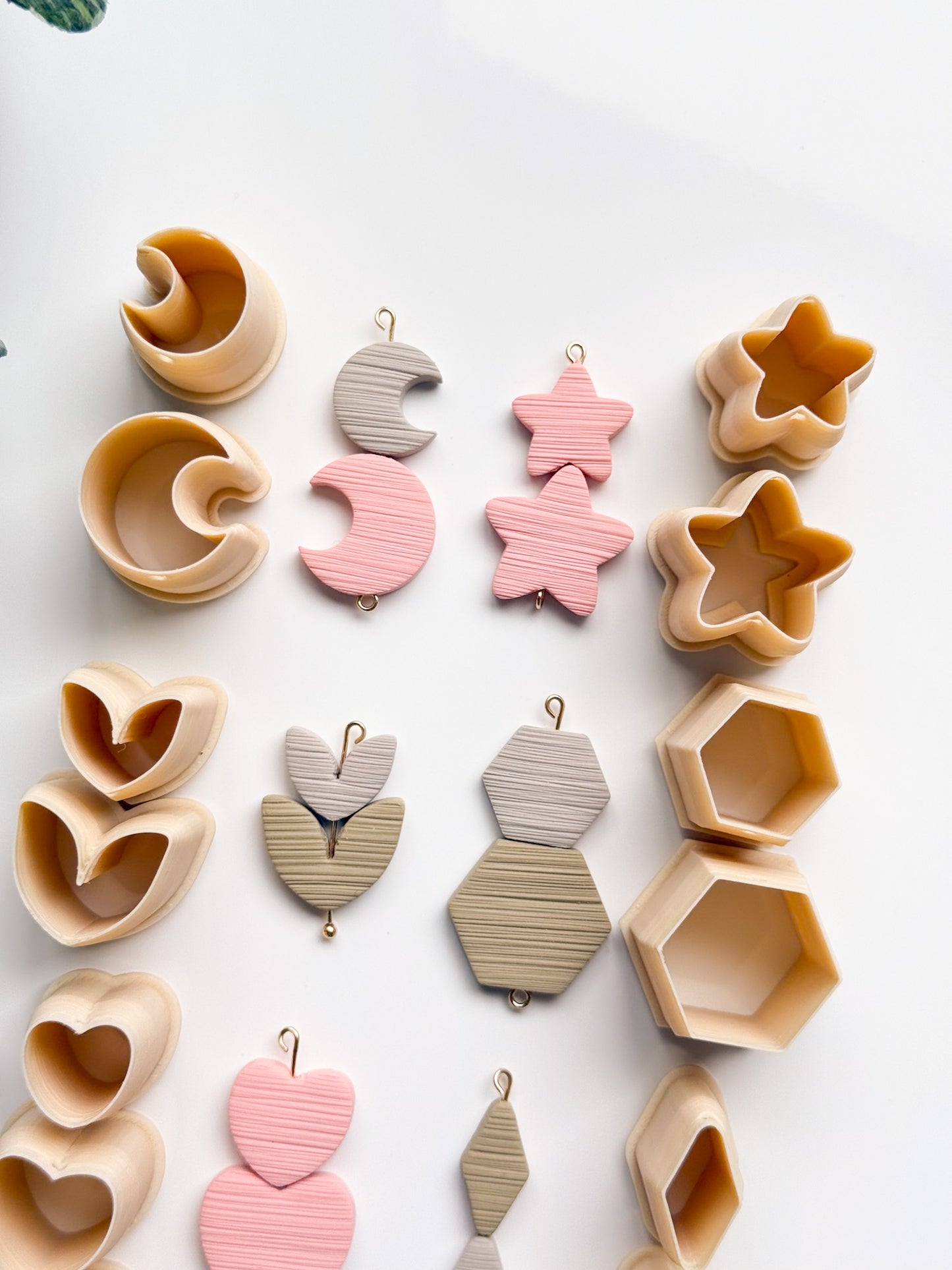 BEAD SHAPES WITH GUIDES Clay Cutter Sets Extra Tall