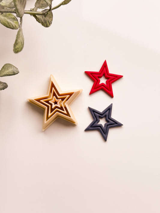 Extruded Star Clay Cutter