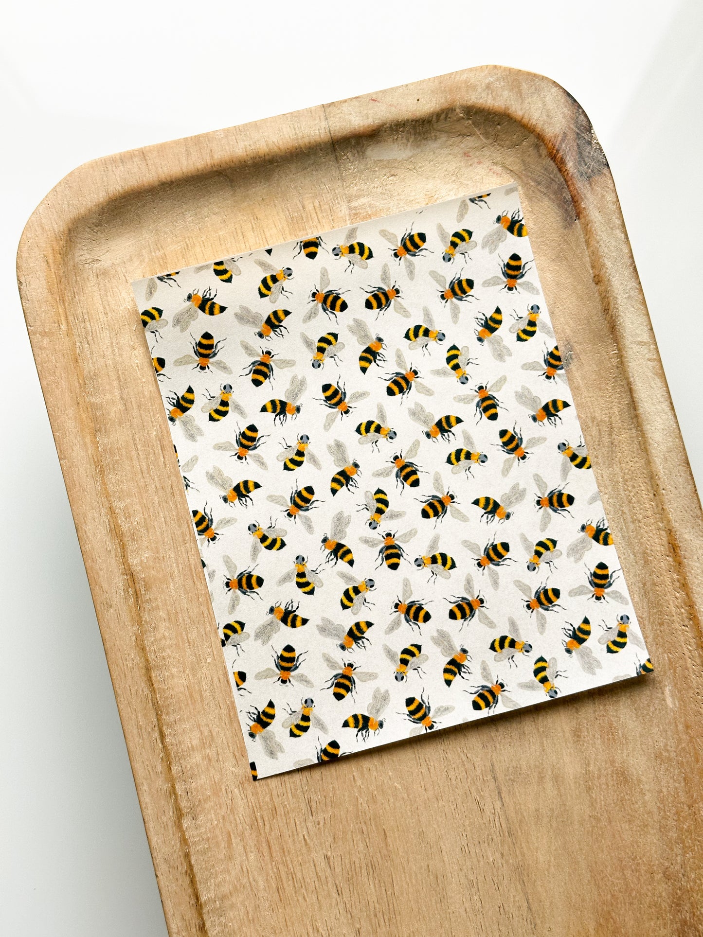 Feuille de transfert d'abeilles