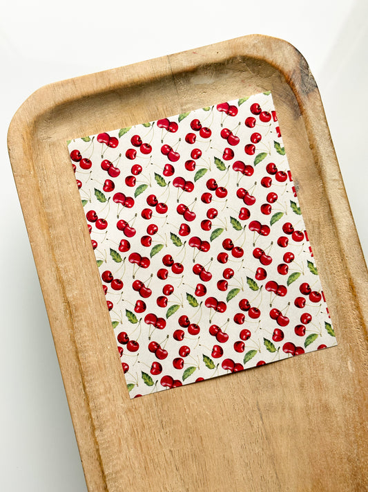 Feuille de transfert Cerises