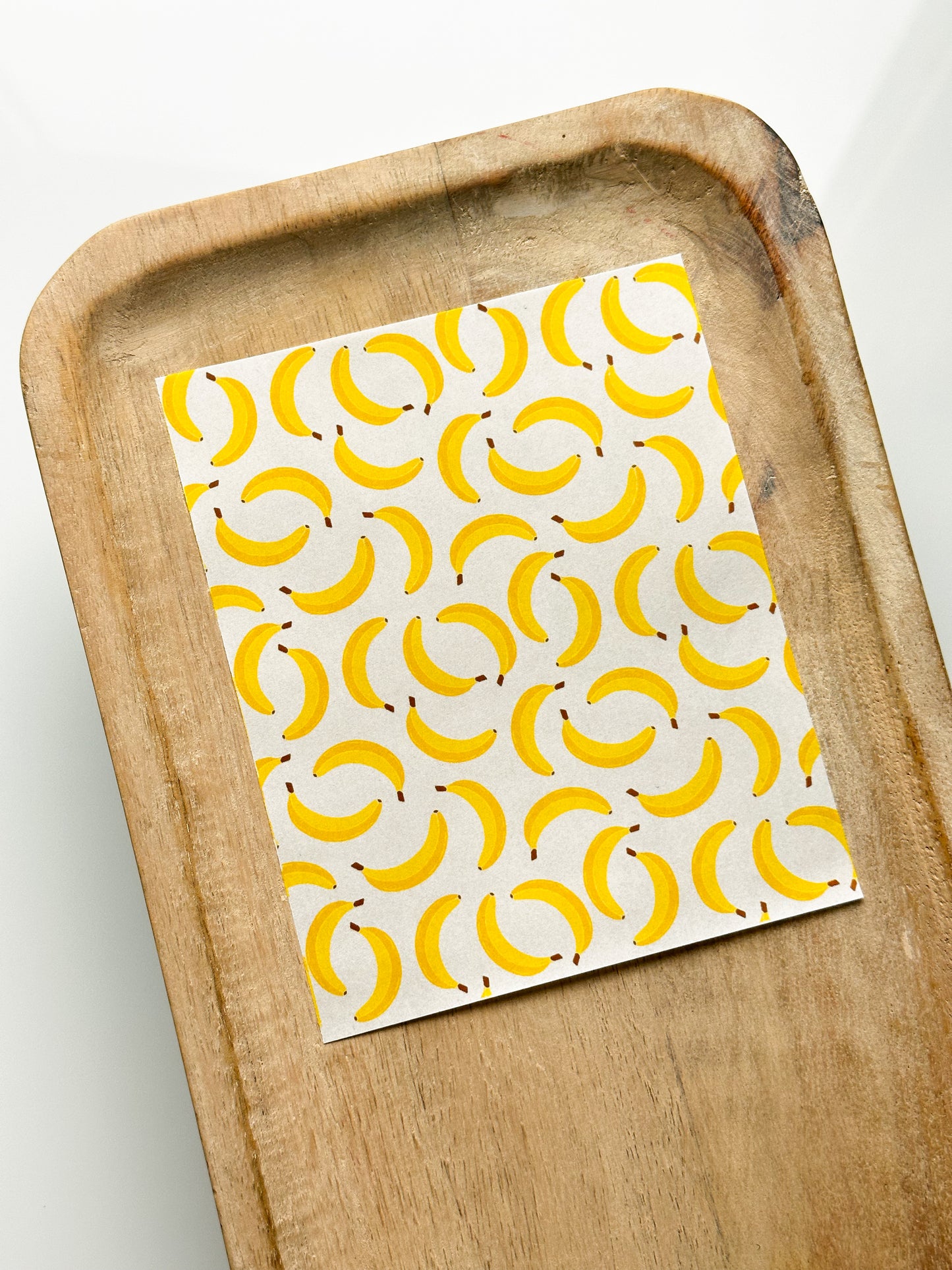 Feuille de transfert de bananes