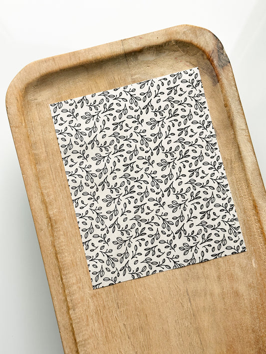 BW Leaves 1 Transfer Sheet