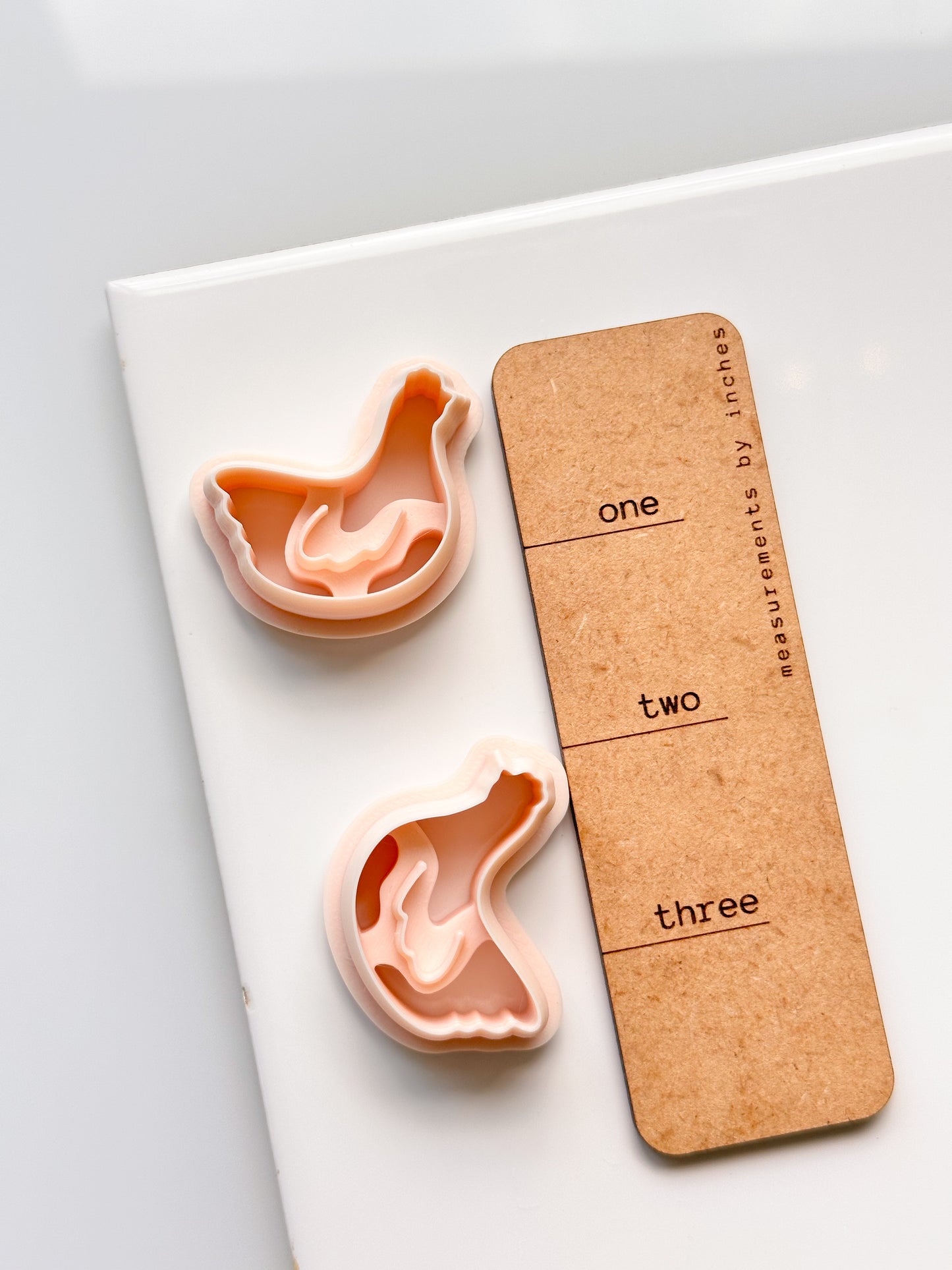 Chickens Clay Cutter Mirrored Set