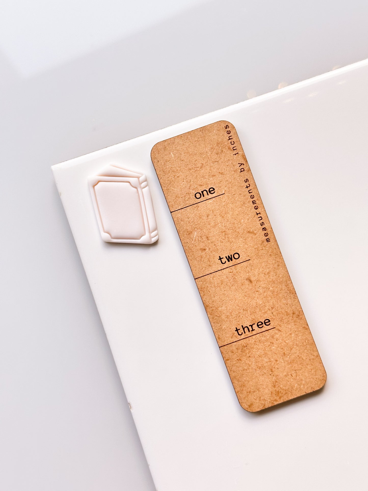 Embossed Books Mirrored Clay Cutter Set