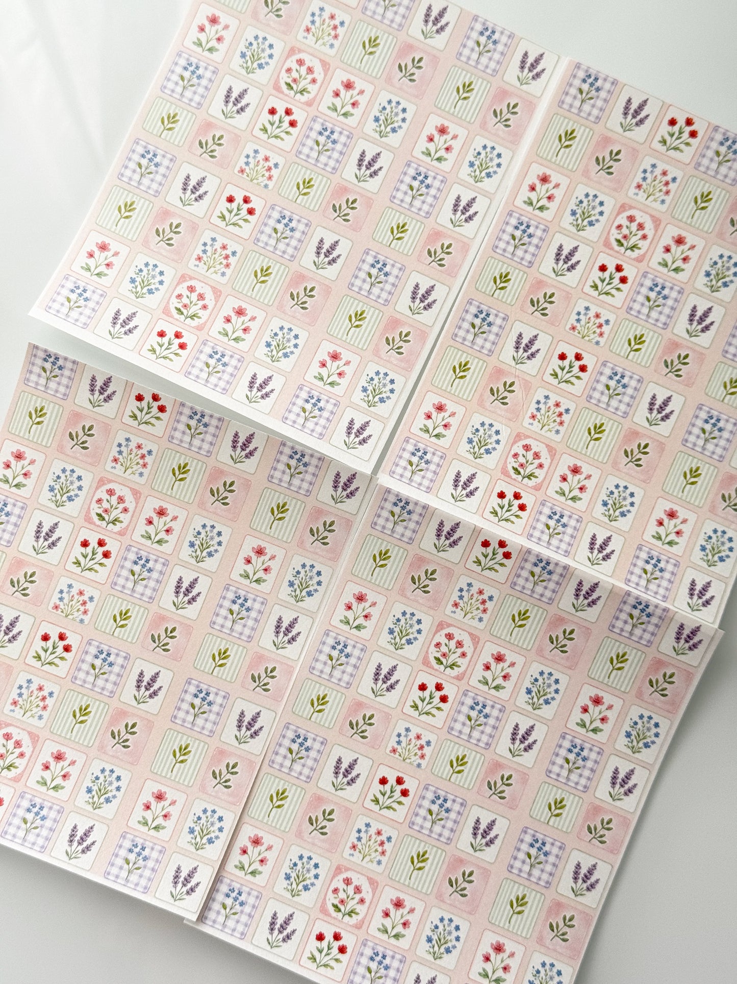 FLORALS 107 Transfer Sheet Single Or 4 Pack