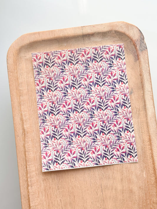 Florals 72.1 Transfer Sheet