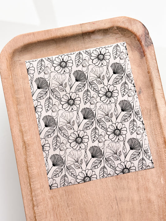 Feuille de transfert BW CC 3