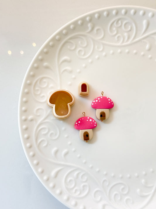 Mushroom House Bead Clay Cutter Extra Tall