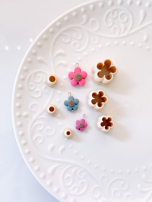 Flower Beads 2 Clay Cutter Extra Tall