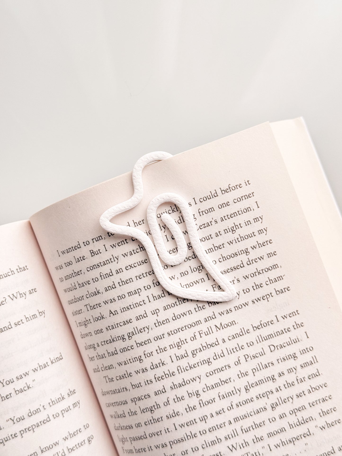 Ghost Paperclip Bookmark Clay Cutter