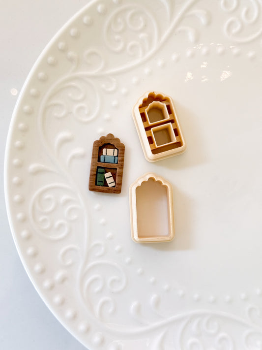 Scalloped Bookshelf Clay Cutter Set