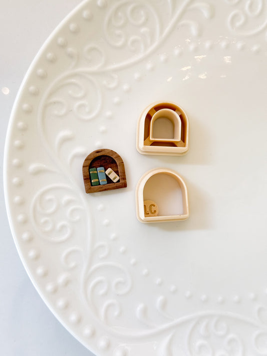 Little Arch Bookshelf Clay Cutter Set