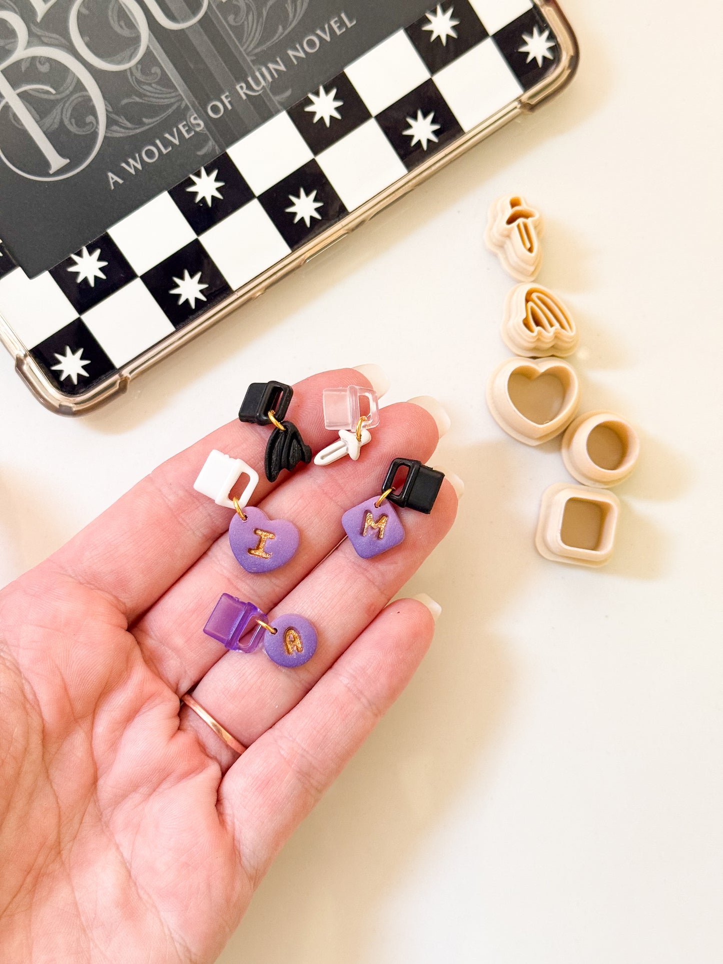 eReader Charms Clay Cutter